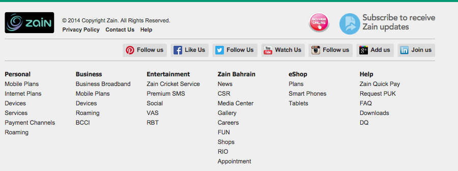 zain bahrain ad campaign